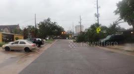 Tropical Storm Debby Hits Western Duval County