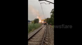 Spain: 120 Passengers Evacuated After Train Catches Fire In Torello