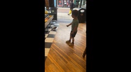 Child surprises parent by catching pigeon in Gillingham, Kent