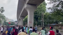 Bangladesh: Protesters In Dhaka