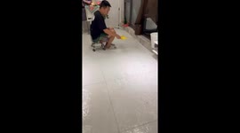 Chinese man humorously