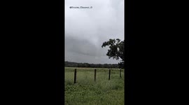 Funnel clouds and downed power lines as Hurricane Debby strikes Florida