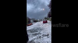 Canada: Severe Storm Blankets Parts Of Calgary In Hail