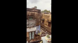 Weather: Residential building collapsed after heavy rain in India