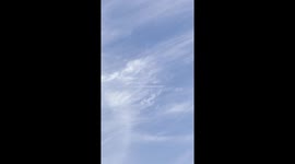 Blue Cigar-Shaped UFO Dives into Clouds in Taiwan on August 4, 2024