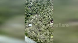 USA: Aerial Footage Reveals Severe Flooding Across Hillsborough County After Hurricane Debby