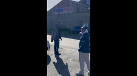 Baboon Chases People