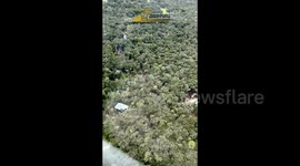 USA: Footage after Hurricane Debby dropped heavy rain in the region