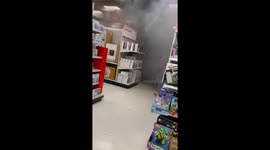 Los Angeles Store Aisle Erupts In Flames
