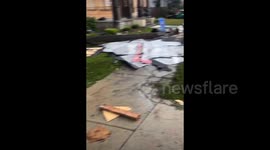 US: Tornado Touches Down In Buffalo, New York Causing Building Damage 2