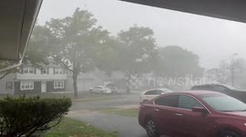 US: Heavy Rains Cause Flooding In New Jersey As TS Debby Approaches