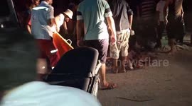 Gaza: The Palestine Red Crescent teams transported two injured individuals