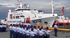 Vietnamese Coast Guard arrives in Manila for joint drills