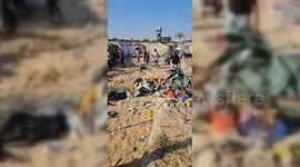 Palestine: Israel targeted the Palestinian displaced tents in Khan Yunis