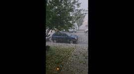 Heavy hail storm hits Northwest Calgary