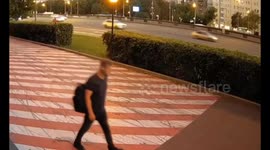 Moscow police searching for man who attacked delivery robot