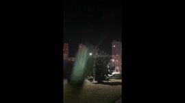Video captures explosions and fire in Kyiv following Iskander missile strike