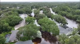 Hurricane Debby: Video shows homes and vehicles partly submerged in Sarasota, Florida
