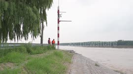 East China city gears up for possible flood