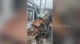 Burmese worker injured in house collapse in Thailand
