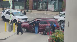 2024-08-07 - Police Arrest in Champaign, IL at Neil and Washington