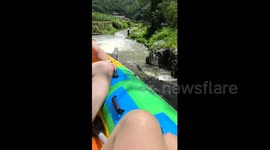 China: A Man Escapes in Drifting