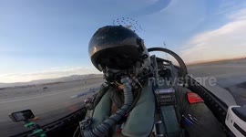 USA: U.S. Air Force Pilot Conducts Bamboo Eagle 24-3 Night Mission