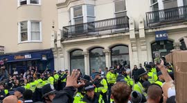 The City of Brighton protests against the Far Right 7th August 2024