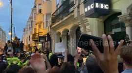 The City of Brighton protests against the Far Right 7th August 2024
