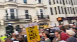 The City of Brighton protests against the Far Right 7th August 2024