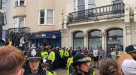 The City of Brighton protests against the Far Right 7th August 2024