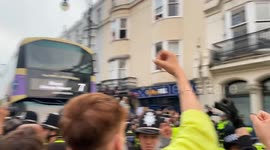 The City of Brighton protests against the Far Right 7th August 2024