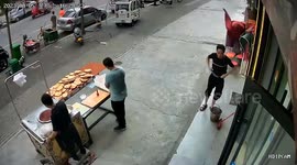 China: Pancakes Were Blown Away by a Wind