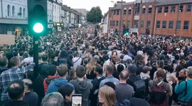 A summary of the Walthamstow counter protest to 'far-right' EDL protest which didn't happen