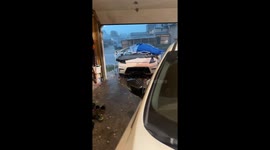Heavy hailstorm hits Calgary, Alberta