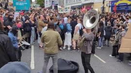 Protests erupt in Brighton over immigration issues