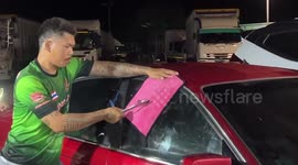 Belgian tourist, 41, locked in car after aircon drains battery during nap