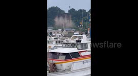 Japan: Landslide Captured On Camera After Earthquake Strikes Off Kyushu
