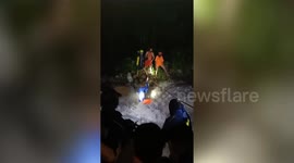 Rescue operation saves saints trapped in flash flood in northern India