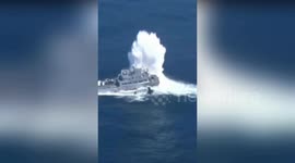 Chinese military torpedos submarine in incredible show of strength