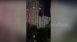One dead in tower block fire in China as state orders 'news blackout' of death