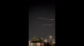 Possible meteor shower captured in Ciudad Juárez, Mexico