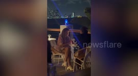 Shakira seen laughing and smiling on