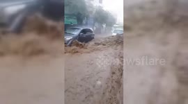 Yemen: Heavy flood due to torrential rain in Sanaa