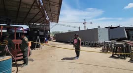 Dockyard explosion kills two and injures five others in Thailand