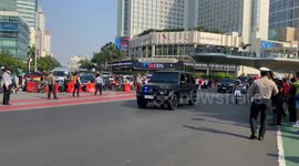 Indonesia: Parade of the Red and White Heirloom Flag and Proclamation Text from Jakarta to IKN Ahead of Indonesian Independence Day