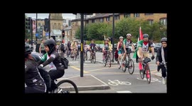 Big Ride For Palestine And A New Banksy