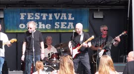 Musicians open Sheerness Festival of the Sea in Kent, UK