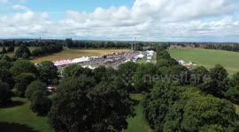 Doncaster Pride 2024. Drone Footage of the event of the weekend, pride at Doncaster, capital city of pride 2024
