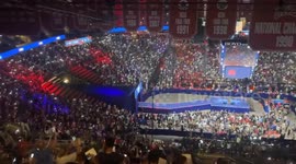 US: Thousands Of Supporters Gather For Kamala Harris And Tim Walz Campaign Rally In Las Vegas
